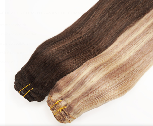 Extensions Clip-In Remy Paris — Cheveux Naturels Indiens