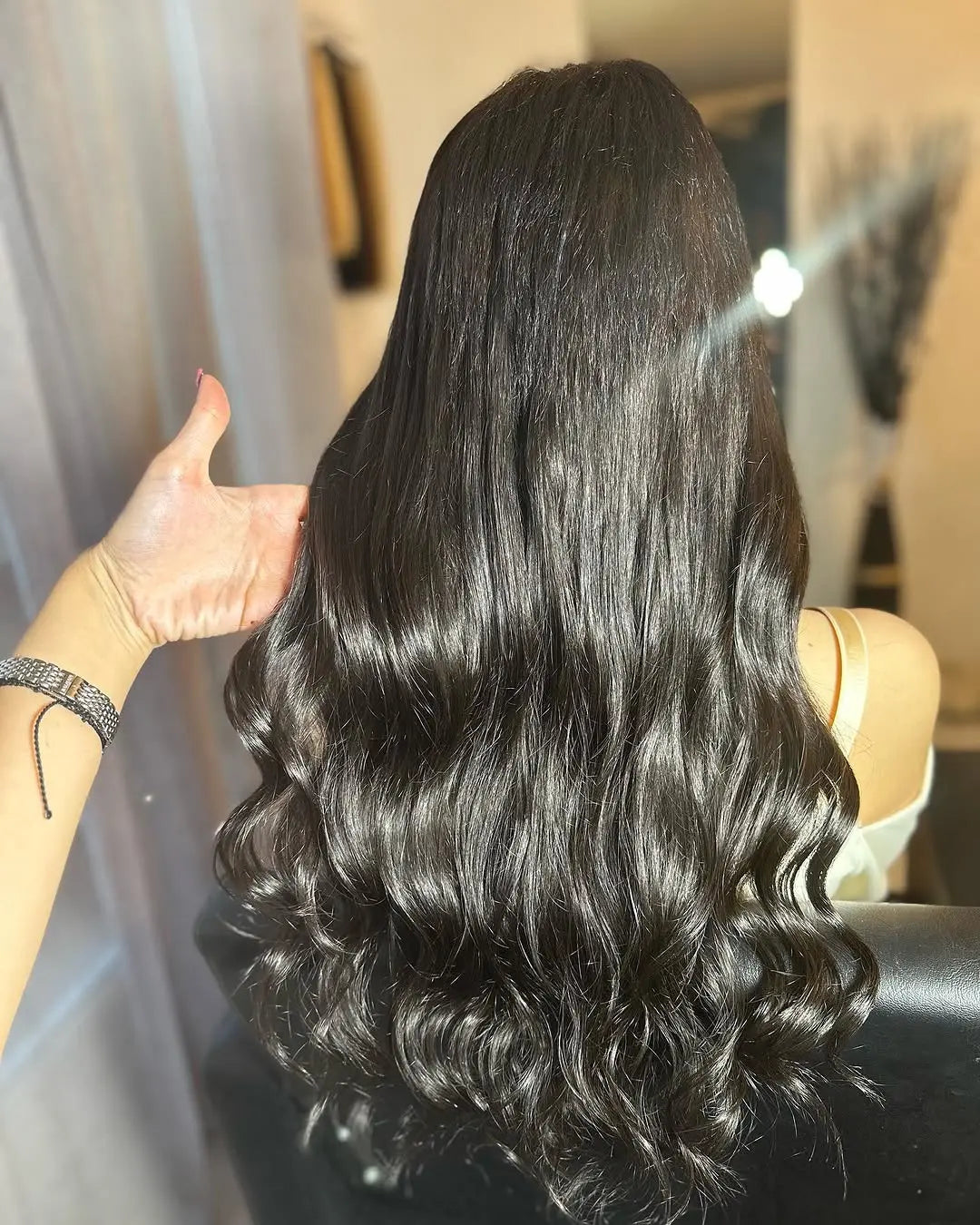 L'Essentiel Spider® Vierge - Noir Pur Hair Luxe Paris